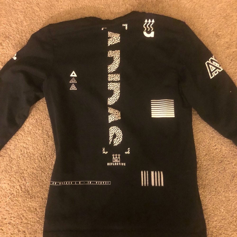 Adidas reflective patch shirt